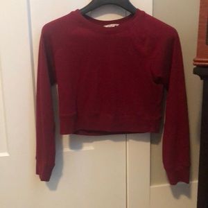 Long sleeve crop top